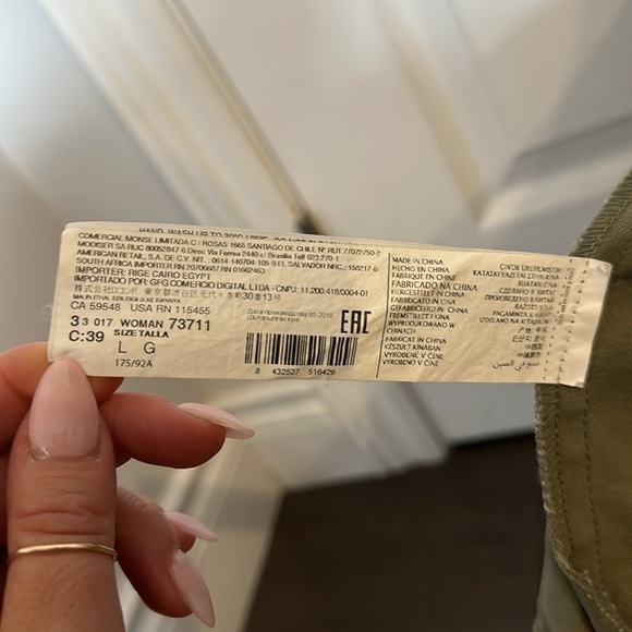 Mango Green Camp Cargo Utility Jacket - Picture 7 of 8